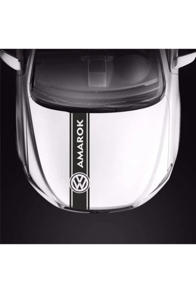 İndispensableyl Volkswagen Amarok İçin özel yeni uyumlu Aksesuar Oto Kaput Şerit özel yeni sticker - 1