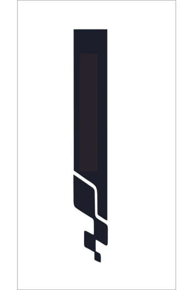İndispensableyl Universal Oto Kaput Şerit özel yeni sticker Siyah 65*15 Cm - 2