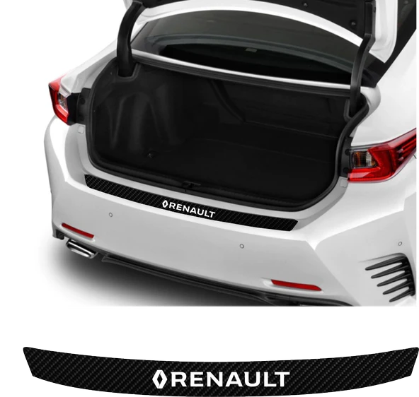 İndispensableyl Renault R21 İçin özel yeni uyumlu Aksesuar Oto Arka Tampon Bagaj Koruyucu özel yeni sticker 92*7 Cm