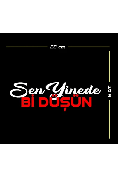 İndispensableyl Sen Yinede Bir Düşün Oto özel yeni sticker - 1