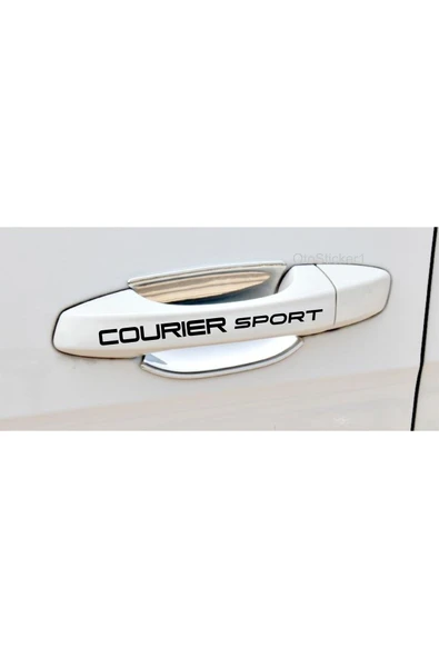 İndispensableyl Ford Courier Sport Kapı Kolu özel yeni sticker Set 8 Ad 10*1,5 Cm