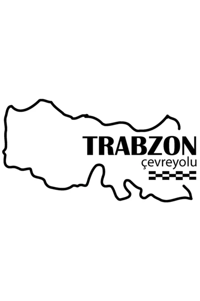 İndispensableyl Trabzon Çevreyolu özel yeni sticker 12*9 Cm