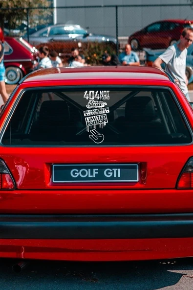 İndispensableyl Oto Arka Cam özel yeni sticker İngilizce Model 72 40*20 Cm - 3