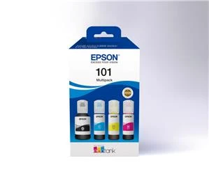 Epson 101 Cyan-Magenta-Yellow-Black Mavi-Kırmızı-Sarı-Siyah T03V6 4lü Multipack Kartuş - 2