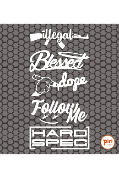 İndispensableyl Oto Arka Cam özel yeni sticker Model 19 40*25 Cm ürün görseli