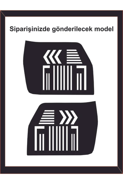 İndispensableyl Uno İçin özel yeni uyumlu Aksesuar Stop Farı Led Görünümlü Folyo Kaplama ürün görseli