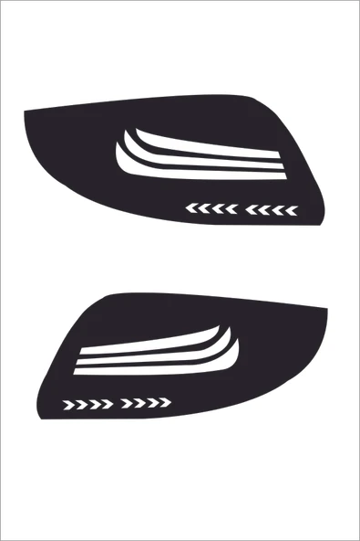 İndispensableyl Fiat Linea Stop Farı Led Görünümlü Stop Kaplama Model 1 - Resim 3