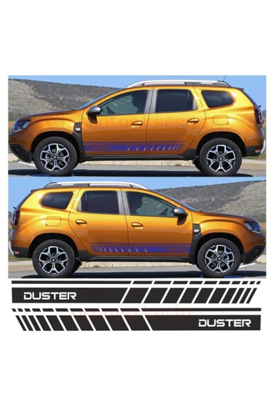 İndispensableyl Dacia Duster İçin özel yeni uyumlu Aksesuar Oto Yan Şerit özel yeni sticker - Resim 3