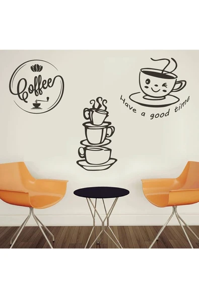 İndispensableyl Kahve Görselleri özel yeni sticker Seti - 2