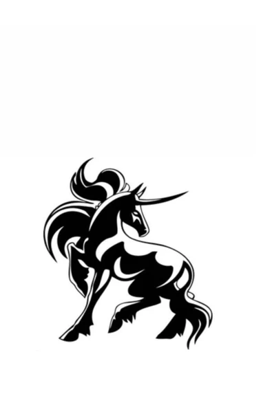 İndispensableyl Unicorn Oto Cam özel yeni sticker 40*40 Cm ürün görseli 1