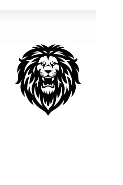 İndispensableyl Aslan Tasarımlı Oto özel yeni sticker 20*20 Cm ürün görseli