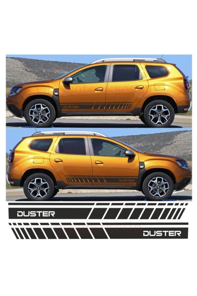 İndispensableyl Dacia Duster İçin özel yeni uyumlu Aksesuar Oto Yan Şerit özel yeni sticker - Resim 2