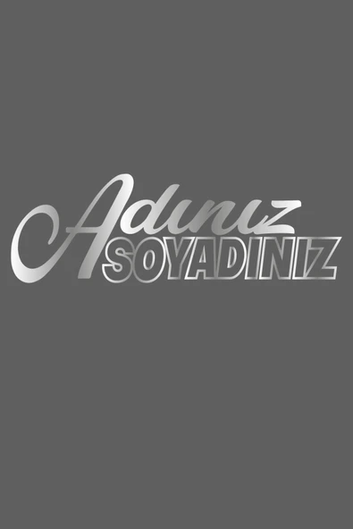 İndispensableyl İsteğe Bağlı Özel Isim Soyisim özel yeni sticker 40*15 Cm - 1