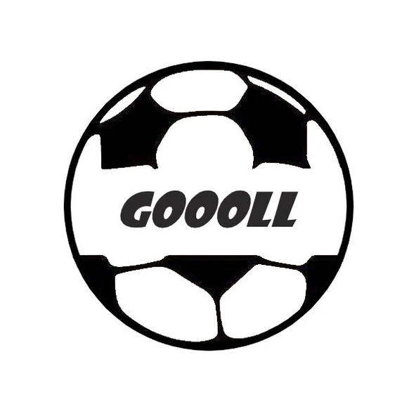 İndispensableyl Goooll Futbol Topu Sticker 20 X 20 Cm ürün görseli