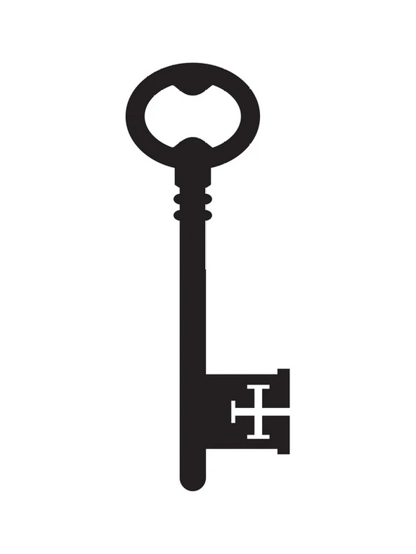 İndispensableyl Tarihi Anahtar Desen Sticker (Tip 2) 10 X 26 Cm ürün görseli