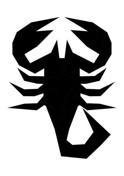 İndispensableyl Geometrik Akrep Sticker 10 X 13 Cm ürün görseli