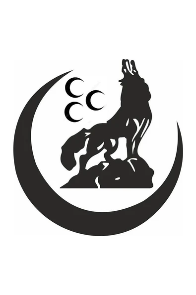 İndispensableyl Üç Hilal Bozkurt Sticker 10 X 10 Cm ürün görseli