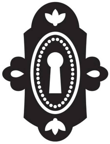 İndispensableyl Tarihi Kilit Göbeği Sticker (Tip 1) 10 X 13 Cm ürün görseli