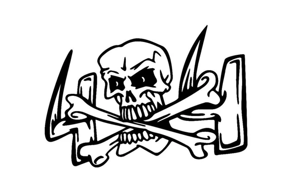 İndispensableyl Kuru Kafa Off Road 4 X 4 Oto Yan Sport Sticker 50 X 35 Cm ürün görseli