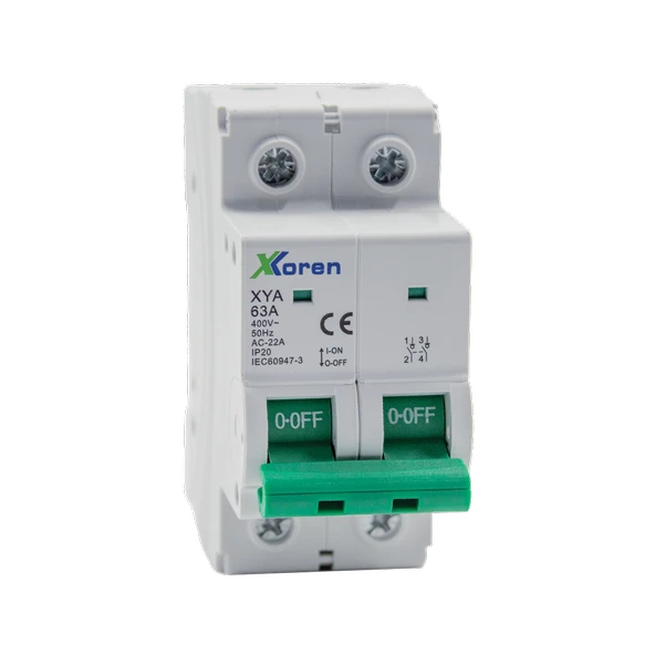 XKOREN 32A 2 Kutuplu Yük Ayırıcı Anahtar (Isolator) (6 Adet)