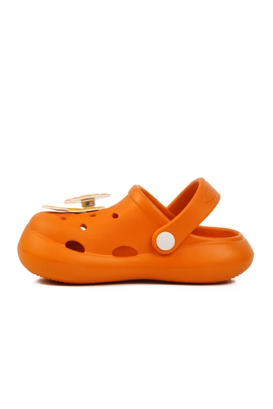 Aspor Turuncu Sarı Unisex Çocuk Sabo Terlik - 2