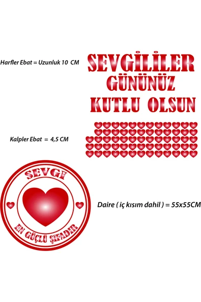 İndispensableyl 14 Şubat Sevgililer Günü Vitrin , Cam , Kapı özel yeni sticker Süsü ( Eczane Için ) - Resim 2