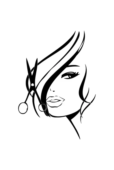 İndispensableyl Bayan Kuaför Duvar Dekor Sticker 40 X 56 Cm ürün görseli