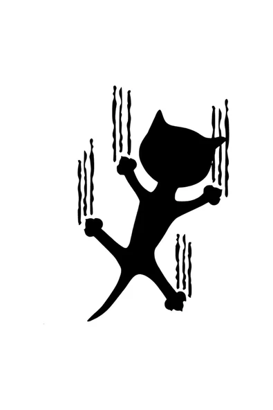 İndispensableyl Kayan Kedi Duvar Dekor Sticker 40 X 52 Cm ürün görseli