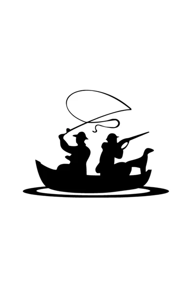 İndispensableyl Balık Tutan Avcılar Duvar Dekor Sticker 40 X 28 Cm ürün görseli