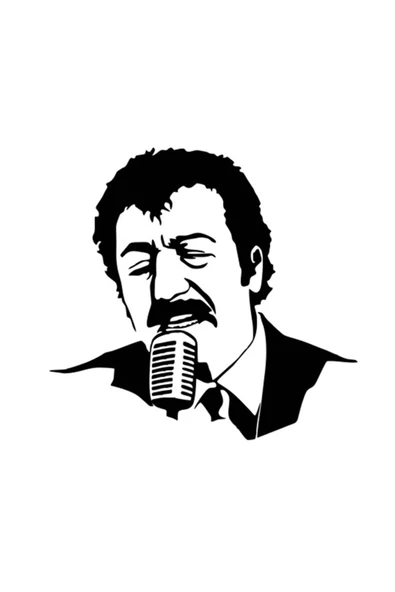 İndispensableyl Müslümbaba Duvar Dekor Sticker 40 X 40 Cm ürün görseli