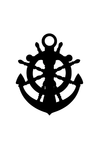 İndispensableyl Çapa Ve Dümen Duvar Dekor Sticker 40 X 48 Cm ürün görseli