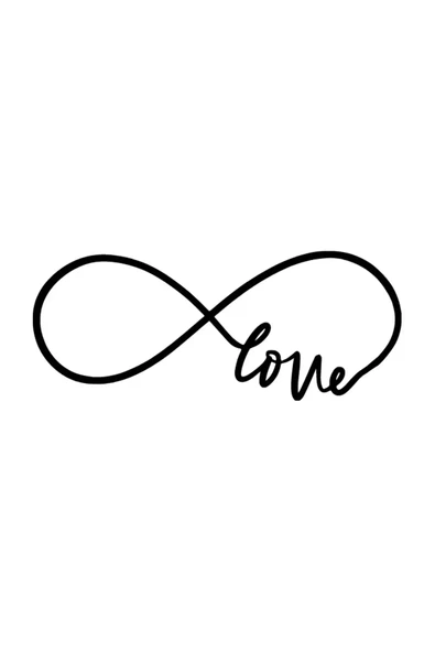 İndispensableyl Love Sonsuzluk Duvar Dekor Sticker 40 X 16 Cm ürün görseli