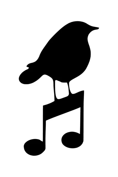 İndispensableyl Nota Ve Kuş Duvar Dekor Sticker 40 X 68 Cm ürün görseli