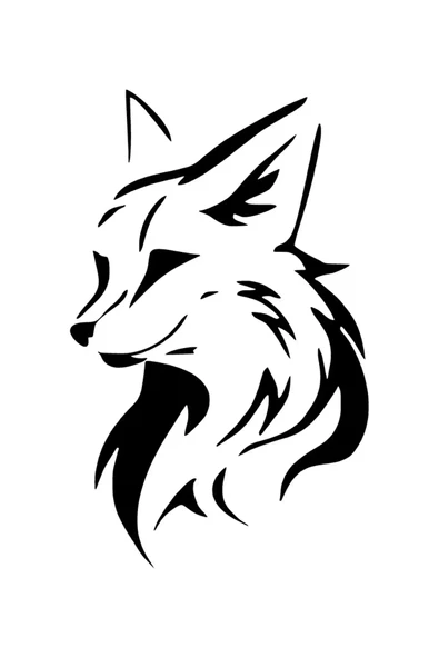 İndispensableyl Tilki Silüeti Duvar Dekor Sticker 40 X 64 Cm - 1