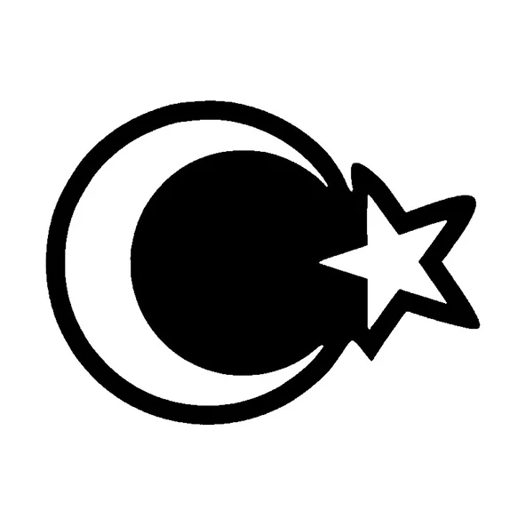 İndispensableyl Ay Yıldız Motosiklet Siperlik Sticker 10 X 10 Cm ürün görseli