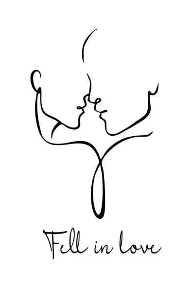 İndispensableyl Fell İn Love Duvar Dekor Sticker 40 X 72 Cm