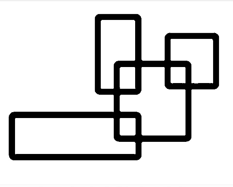 İndispensableyl Geometrik Desen 3 Duvar Dekor Sticker 72 X 60 Cm