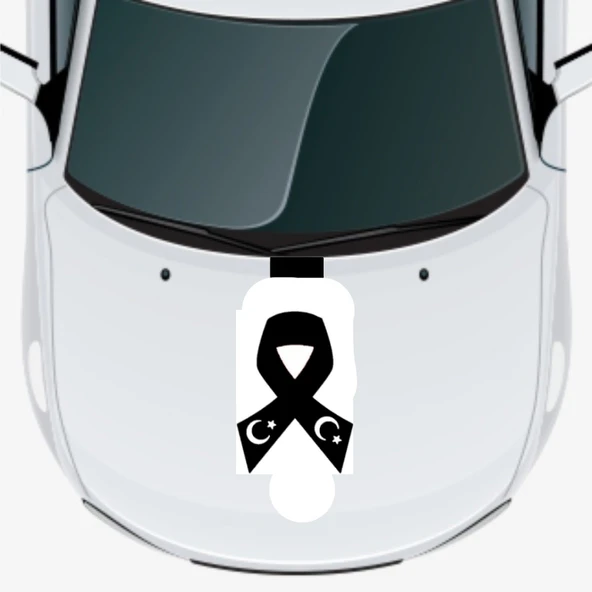 İndispensableyl Türk Bayrağı 2 Oto Kaput Sticker 24 X 40 Cm ürün görseli