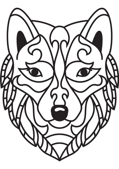 İndispensableyl Kurt Tasarım Oto Arka Cam Sticker 20 X 24 Cm ürün görseli