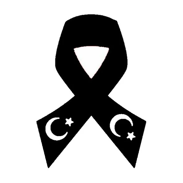 İndispensableyl Ayyıldız Kurdela Motosiklet Siperlik Sticker 10 X 15 Cm ürün görseli