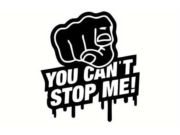 İndispensableyl İstersen Beni Durdur Oto Arka Cam Sticker 14 X 16 Cm - 1