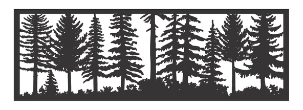 İndispensableyl Orman Manzarası Duvar Dekor Sticker 48 X 24 Cm ürün görseli