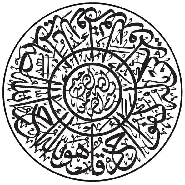 İndispensableyl İhlas Ve Fatiha Sureleri Sticker 20 X 20 Cm ürün görseli