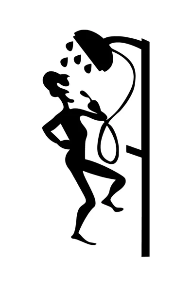 İndispensableyl Duş Alan Adam Duvar Dekor Sticker 40 X 80 Cm ürün görseli