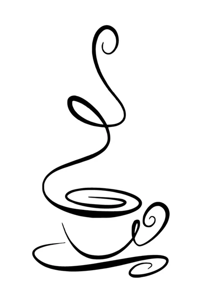 İndispensableyl Çizgisel Kahve Bardağı Duvar Dekor Sticker 40 X 72 Cm