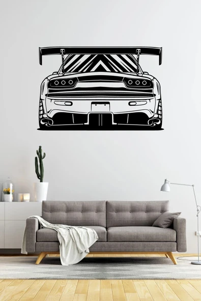 İndispensableyl Modifiyeli Araba Arkadan Duvar Sticker 60 X 40 Cm - Resim 3