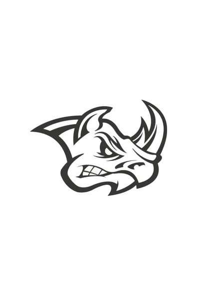 İndispensableyl Oto Rhino Sticker 58 X 35 Cm - 1