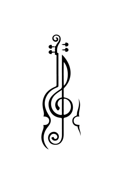 İndispensableyl Sol Anahtarı Ve Gitar Müzik Duvar Dekor Sticker 35 X 120 Cm ürün görseli