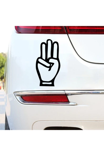 İndispensableyl İzci Selamı Sticker 10 X 19 Cm - Resim 2