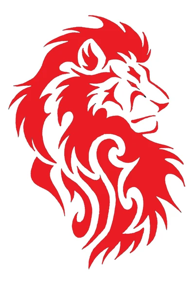 İndispensableyl Aslan Başı Tasarım Sticker 30 X 45 Cm - Resim 2